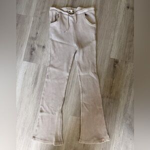 Cotton On Kids Beige Flared Knit Pants